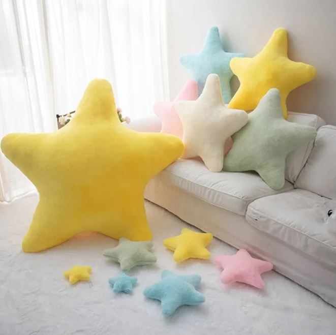 Star Pattern Super Soft Plush Pillow